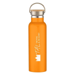 21 Oz. Tipton Stainless Steel Bottle With Wood Lid