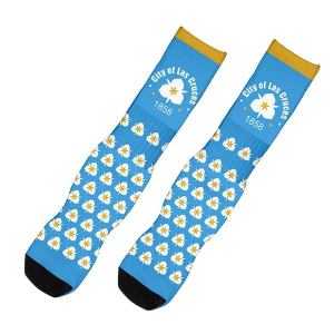 Dye Sublimated Crew (Athletic) Socks (Pair)