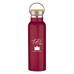 21 Oz. Tipton Stainless Steel Bottle With Wood Lid