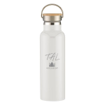 21 Oz. Tipton Stainless Steel Bottle With Wood Lid