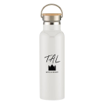 21 Oz. Tipton Stainless Steel Bottle With Wood Lid