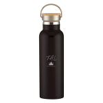 21 Oz. Tipton Stainless Steel Bottle With Wood Lid