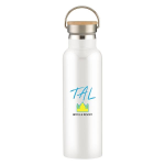 21 Oz. Tipton Stainless Steel Bottle With Wood Lid